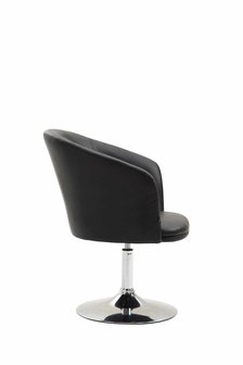 Lounger Ercada kunstleer Zwart