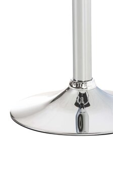 Set van 2 barkrukken Heovor stof Grijs,Chroom
