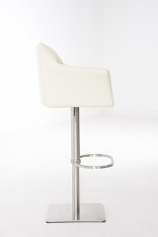 Barkruk Damaso kunstleer Creme,Metaal