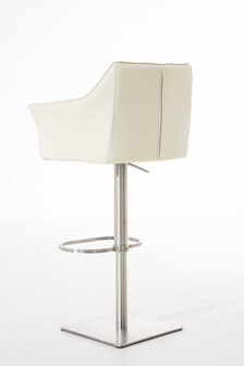 Barkruk Damaso kunstleer Creme,Metaal