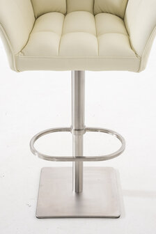 Barkruk Damaso kunstleer Creme,Metaal