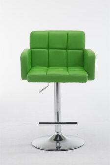 Barkruk Les Engalos Groen,Chroom