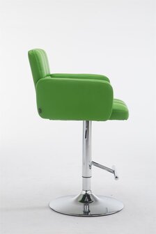 Barkruk Les Engalos Groen,Chroom