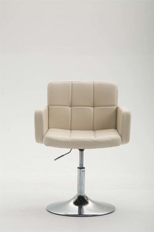 Lounger Les Engalos Kunstleer Creme