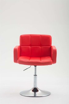 Lounger Les Engalos Kunstleer Rood