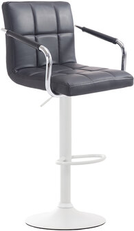 Barkruk Leca V2 Kunstleer Zwart,Wit
