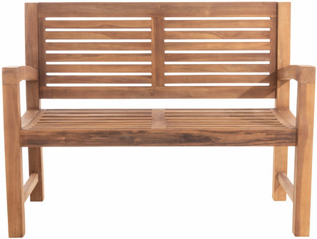 Teakbank Heldan teak,120 cm, 