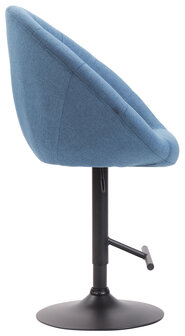 Barkruk Lindin V2 Stof Blauww,zwart