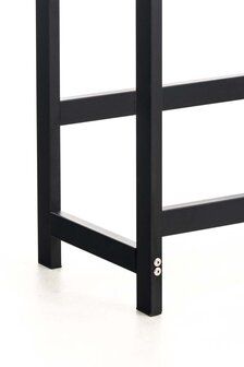 Krattenrek Stick zwart,116x91x31 cm, Zwart