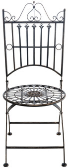 Bistro set Tagel bronzen, 