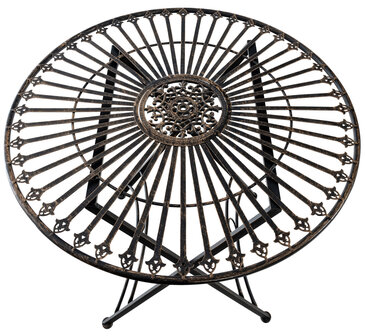 Bistro set Tagel bronzen, 