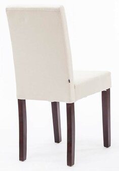 Set van 4 Eetkamerstoel Ani Stof Creme,cappuccino