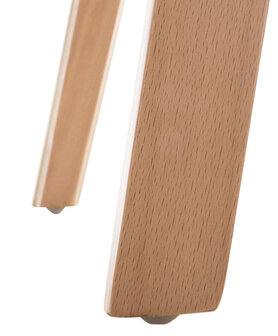 Set van 2 Kongstin Stoelen Kunstleer natura/Creme