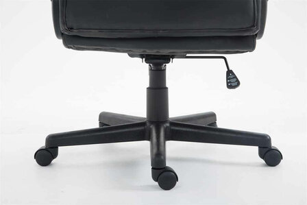 Bureaustoel XL Spirti Kunstleer zwart, Zwart