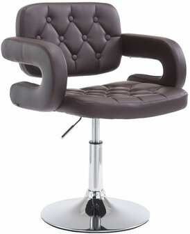 Lounger Diblun Kunstleer bruin, Bruin
