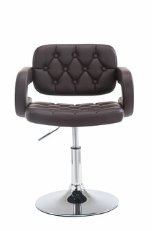 Lounger Diblun Kunstleer bruin, Bruin
