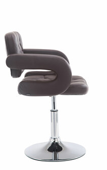 Lounger Diblun Kunstleer bruin, Bruin