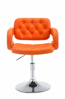 Lounger Diblun Kunstleer oranje, Oranje