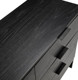Stidi - Zwart - Hout
