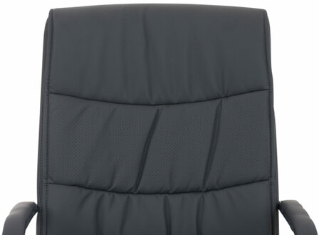 Set van 2 Cora eetkamerstoelen - Kunstleer grijs, Grijs
