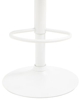 Barkruk Brigi fluweel Blauww,wit