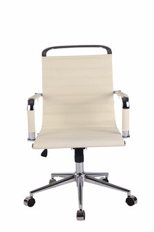 Bureaustoel Bortan Creme,Kunstleer