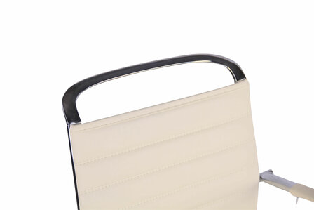 Bureaustoel Bortan Creme,Kunstleer