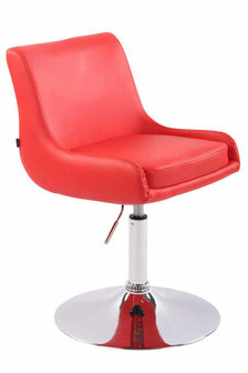 Lounger Cleb kunstleer rood, Rood