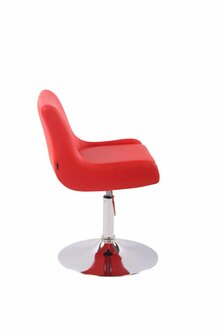 Lounger Cleb kunstleer rood, Rood