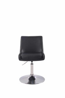 Lounger Cleb kunstleer zwart, Zwart