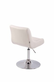 Lounger Cleb kunstleer wit, Wit