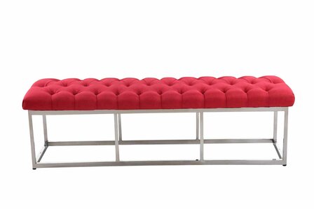 Bank Uman E stof rood,150 cm, Rood