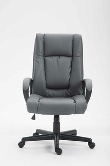 Bureaustoel XL Spirti Kunstleer grijs, Grijs