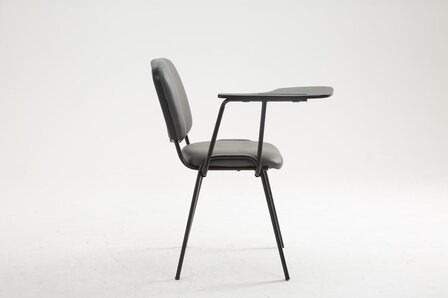 Bezoekersstoel Kin Kunstleer grijs, Grijs