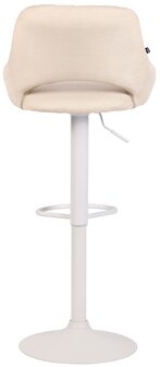 Barkruk Melit stof Creme,wit