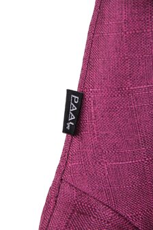 Barkruk Melit stof purper,zwart, Paars