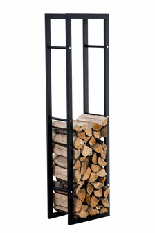 Brandhoutrek Kire V3 zwart 25x40x150 cm, Zwart