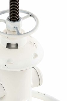 Barkruk Branu antiek/wit, Wit
