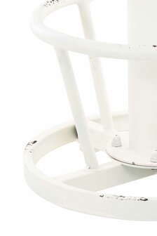 Barkruk Branu antiek/wit, Wit