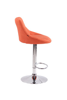 Barkruk Lozia Stof oranje, Oranje