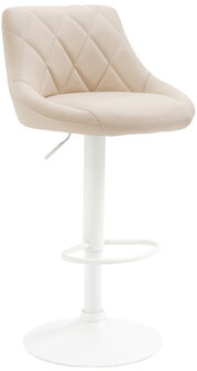 Barkruk Lozia Kunstleer Creme,wit