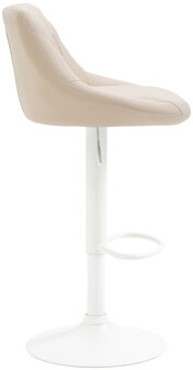 Barkruk Lozia Kunstleer Creme,wit