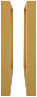 2x Tafelpoten Vildin goud,70 cm, 