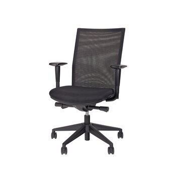 Workliving Jaarbeurs Mesh Zwart - Bureaustoel Ergonomisch Design (N)En 1335 Default Title