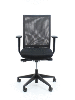Workliving Jaarbeurs Mesh Zwart - Bureaustoel Ergonomisch Design (N)En 1335 Default Title