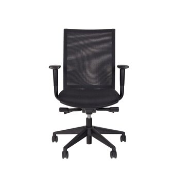 Workliving Jaarbeurs Mesh Zwart - Bureaustoel Ergonomisch Design (N)En 1335 Default Title