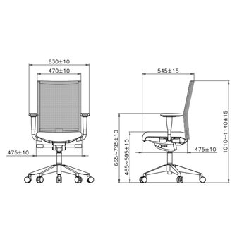 Workliving Jaarbeurs Mesh Zwart - Bureaustoel Ergonomisch Design (N)En 1335 Default Title