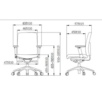 Workliving Ramblas Comfort - Bureaustoel Ergonomisch Design (N)En 1335 Default Title