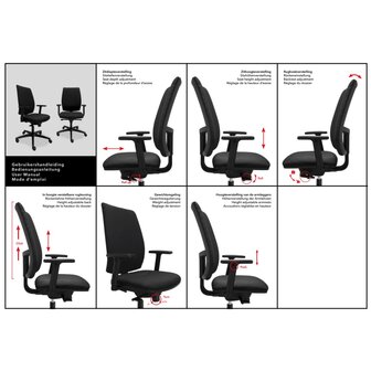 Workliving De Maas Comfort - Bureaustoel Ergonomisch (N)En 1335 Default Title