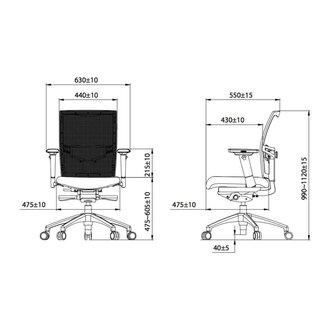 Workliving Projectas V2 Mesh - Bureaustoel Ergonomisch Design (N)En 1335 Default Title